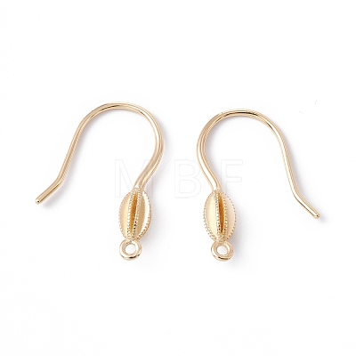 Rack Plating Brass Earring Hooks KK-G433-16G-1