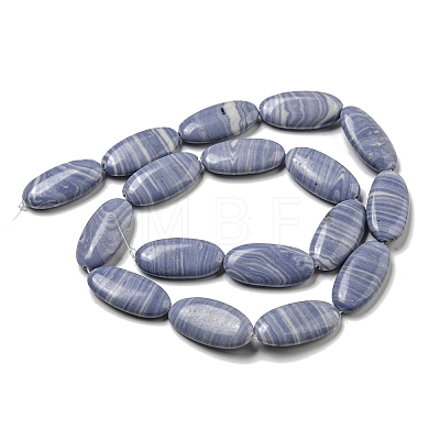 Synthetic Blue Lace Agate Beads Strands G-B071-H02-01-1