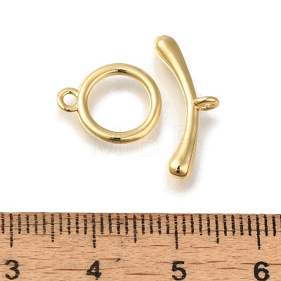 Brass Toggle Clasps KK-H480-02G-1