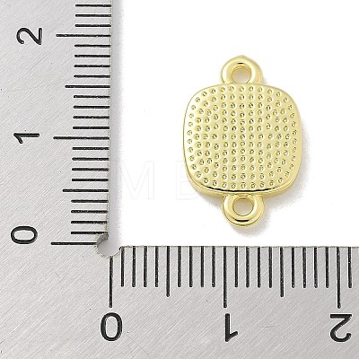 Brass Pave Shell Connector Charms KK-M300-10G-04-1