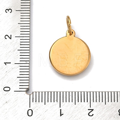 304 Stainless Steel Clear Cubic Zirconia Pendants STAS-Z189-02G-1