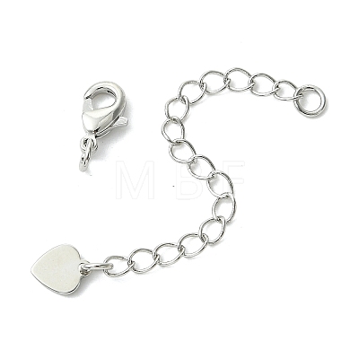 SHEGRACE Brass Curb Chain Extender XGR0147P-134P-1