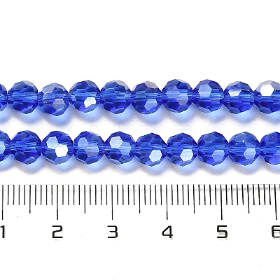 Transparent Glass Beads EGLA-A035-T6mm-B21-1