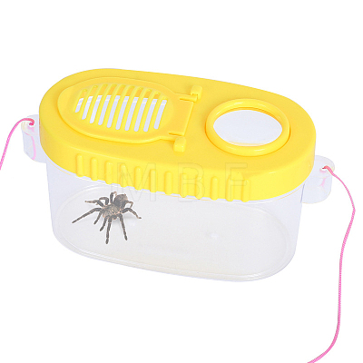 Portable ABS Plastic Insect Viewer Box Magnifier TOOL-F009-03-1