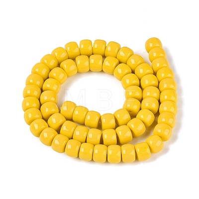 Opaque Glass Beads Strands GLAA-NH0002-B10-1