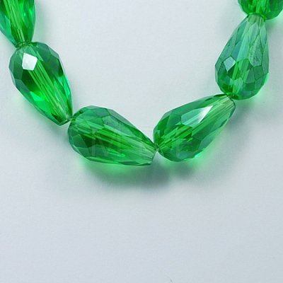 Electroplate Glass Beads Strands EGLA-R008-11x8mm-3-1