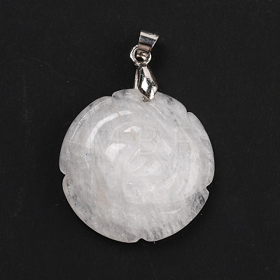 Natural Quartz Crystal Pendants G-I319-02P-09-1