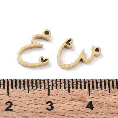 304 Stainless Steel Charms X-STAS-M327-02G-E-1