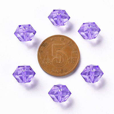 Transparent Acrylic Beads TACR-S154-15B-47-1