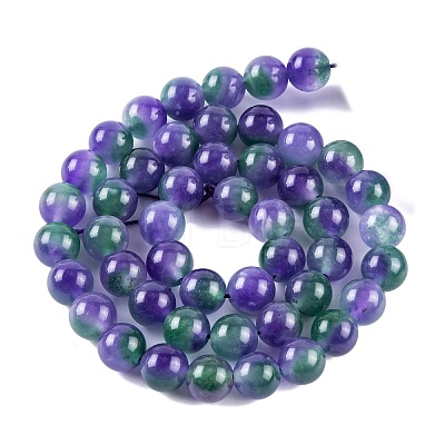 Natural Malaysia Jade Beads Strands G-A146-8mm-C12-1