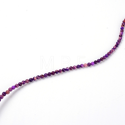Natural Imperial Jasper Beads Strands G-SZC0001-01A-06-1
