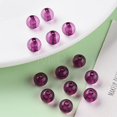 Transparent Acrylic Beads X-MACR-S370-A8mm-743-1