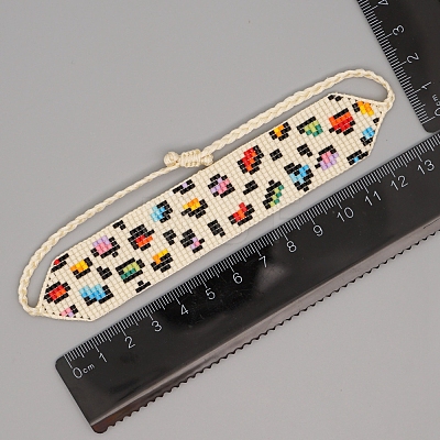 Miyuki Seed Braided Bead Bracelet BJEW-P269-36-1