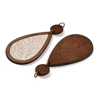 Wood & Leather Big Pendants WD-CBAE7F9-01B-1