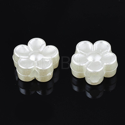 ABS Plastic Imitation Pearl Beads OACR-S020-14-1