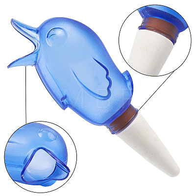 Gorgecraft Bird Shape Adjustable Self Watering Spikes AJEW-GF0001-60-1