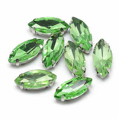 Sew on Rhinestone RGLA-T034-6x12mm-19-1