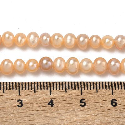 Natural Cultured Freshwater Pearl Beads Strands PEAR-L034-02-1