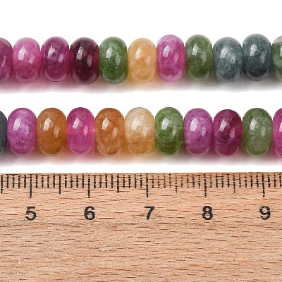 Natural White Jade Beads Strands G-E507-01-14-1
