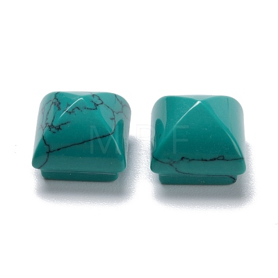 Dyed Synthetic Turquoise Cabochons G-D058-04B-1