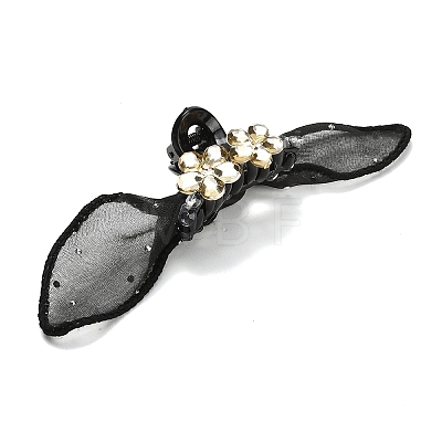 Polyester & Resin & Rhinestone Claw Hair Clips MRMJ-P021-04B-1