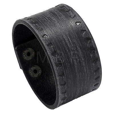 Cowhide Cord Bracelets BJEW-WH20003-12A-02-1