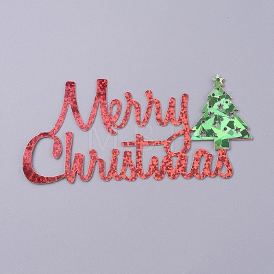 Christmas Tree & Merry Christmas Shape Cupcake Cake Topper Decoration DIY-I032-20-1