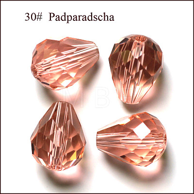 Imitation Austrian Crystal Beads SWAR-F062-10x8mm-30-1