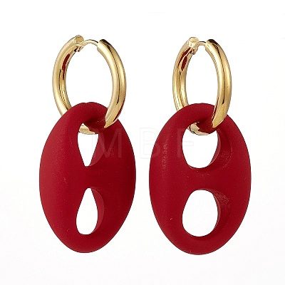 304 Stainless Steel Huggie Hoop Earrings EJEW-JE04441-1