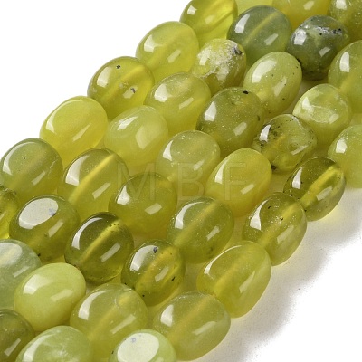 Natural Lemon Jade Beads Strands G-P497-01D-04-1