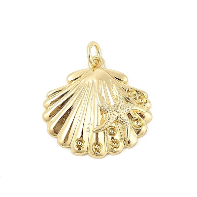 Brass Pendants KK-P300-18G-01-1