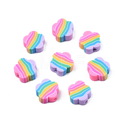 Handmade Polymer Clay Beads X-CLAY-N011-60-01-1