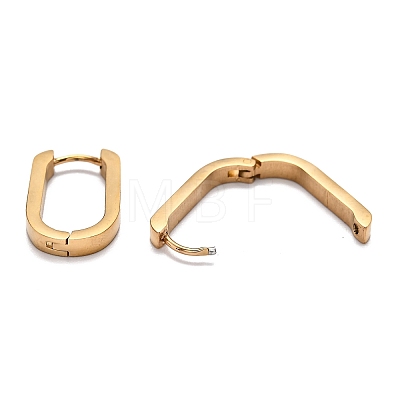 304 Stainless Steel Huggie Hoop Earrings STAS-J033-11C-G-1