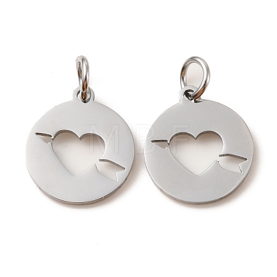 Non-Tarnish 304 Stainless Steel Charms STAS-D050-07P-01-1