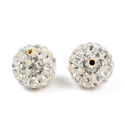 Czech Glass Rhinestones Beads RB-E482-8mm-001-1