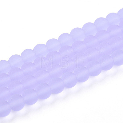 Transparent Glass Beads Strands GLAA-T032-T6mm-MD01-1