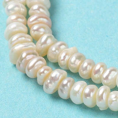 Natural Cultured Freshwater Pearl Beads Strands PEAR-J007-62-1