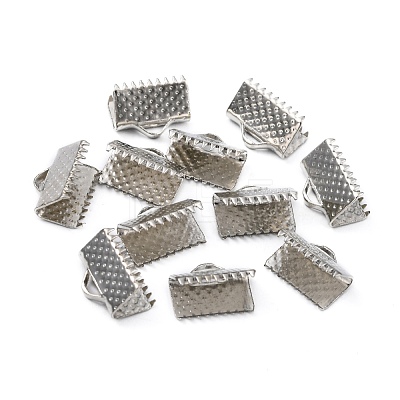 Iron Ribbon Crimp Ends E143Y-N-1