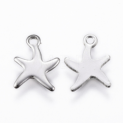 Tarnish Resistant 304 Stainless Steel Charms STAS-K154-22P-1