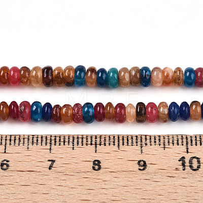 Dyed Natural White Jade Beads Strands G-T139-57A-11-1