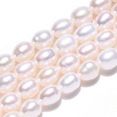 Natural Cultured Freshwater Pearl Beads Strands PEAR-N012-05O-1