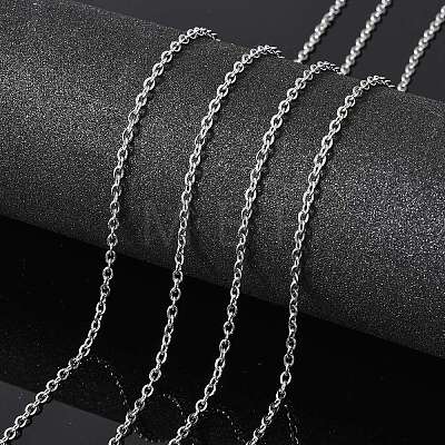 Tarnish Resistant 304 Stainless Steel Cable Chains CHS-Q001-15-100m-1