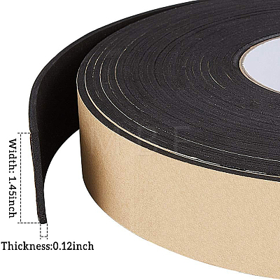 Strong Adhesion EVA Sponge Foam Rubber Tape AJEW-WH0109-50A-1