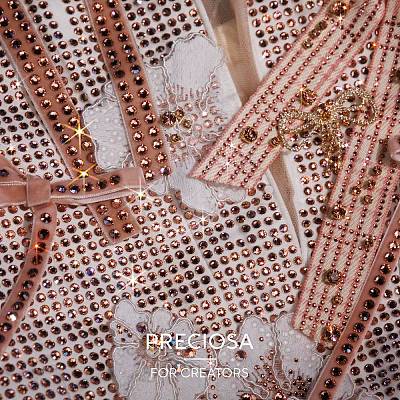 Preciosa® MAXIMA Crystal Round Stones Y-PRC-RBSS24-01000-1