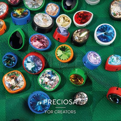 Preciosa® MAXIMA Crystal Round Stones Y-PRC-RBSS10-10070-1