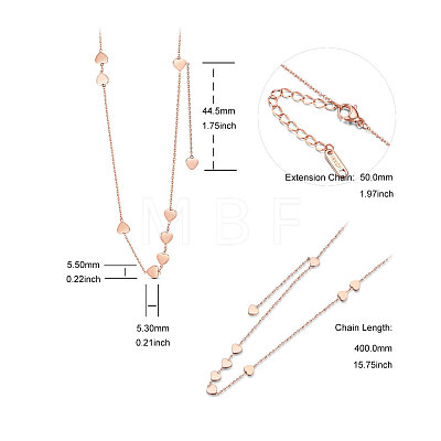 SHEGRACE Titanium Steel Necklaces JN794A-1