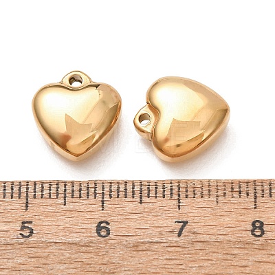 Valentine's Day 304 Stainless Steel Charms SA-G606-01G-1