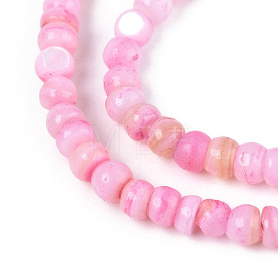 Natural Freshwater Shell Dyed Beads Strands SHEL-T020-29A-06-1