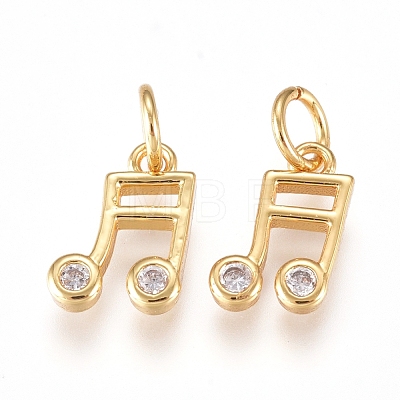 Brass Charms ZIRC-L070-65G-1