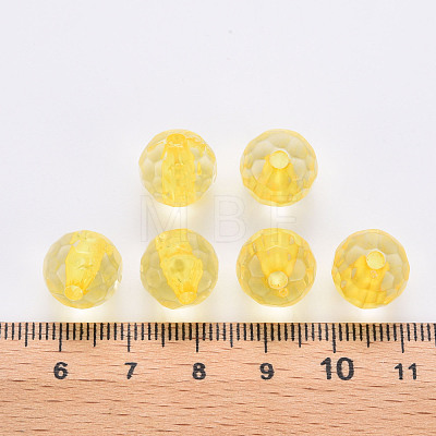 Transparent Acrylic Beads TACR-S154-11A-81-1
